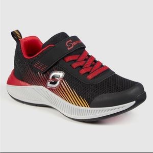 Sport Skechers Velcro shoes sneakers size 1 “Xandor” NWOT